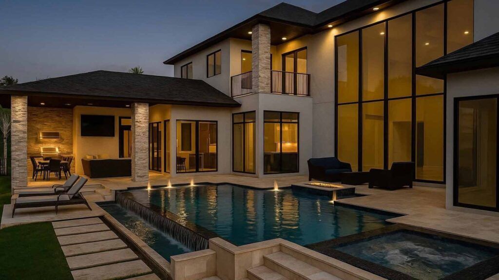 Backyard pool in Tucson