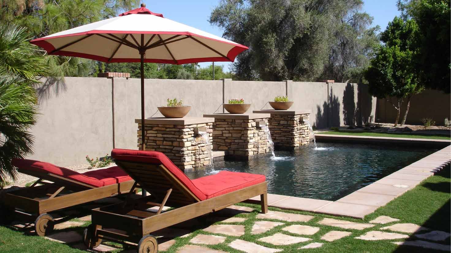Completed pool